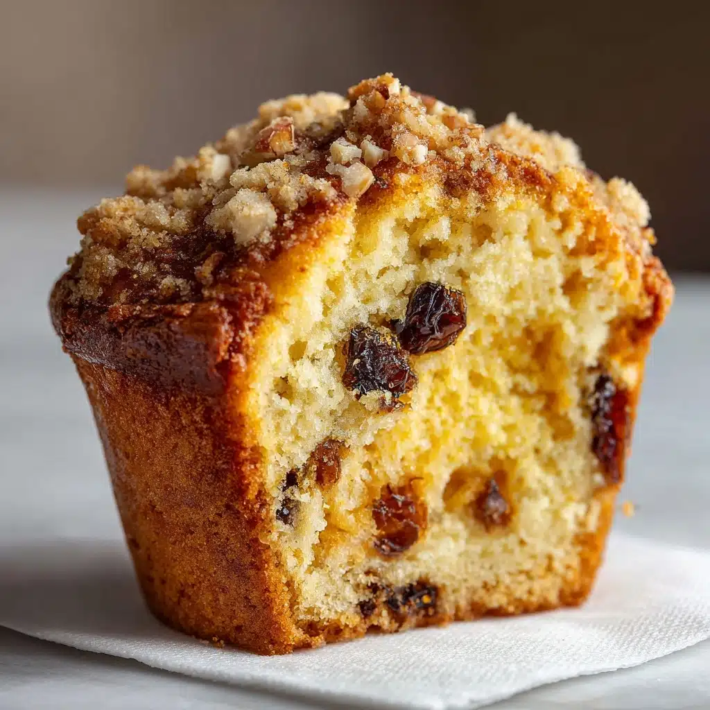 Dried Cherry Buttermilk Muffins with Almond Streusel Recipe - Recipe Image