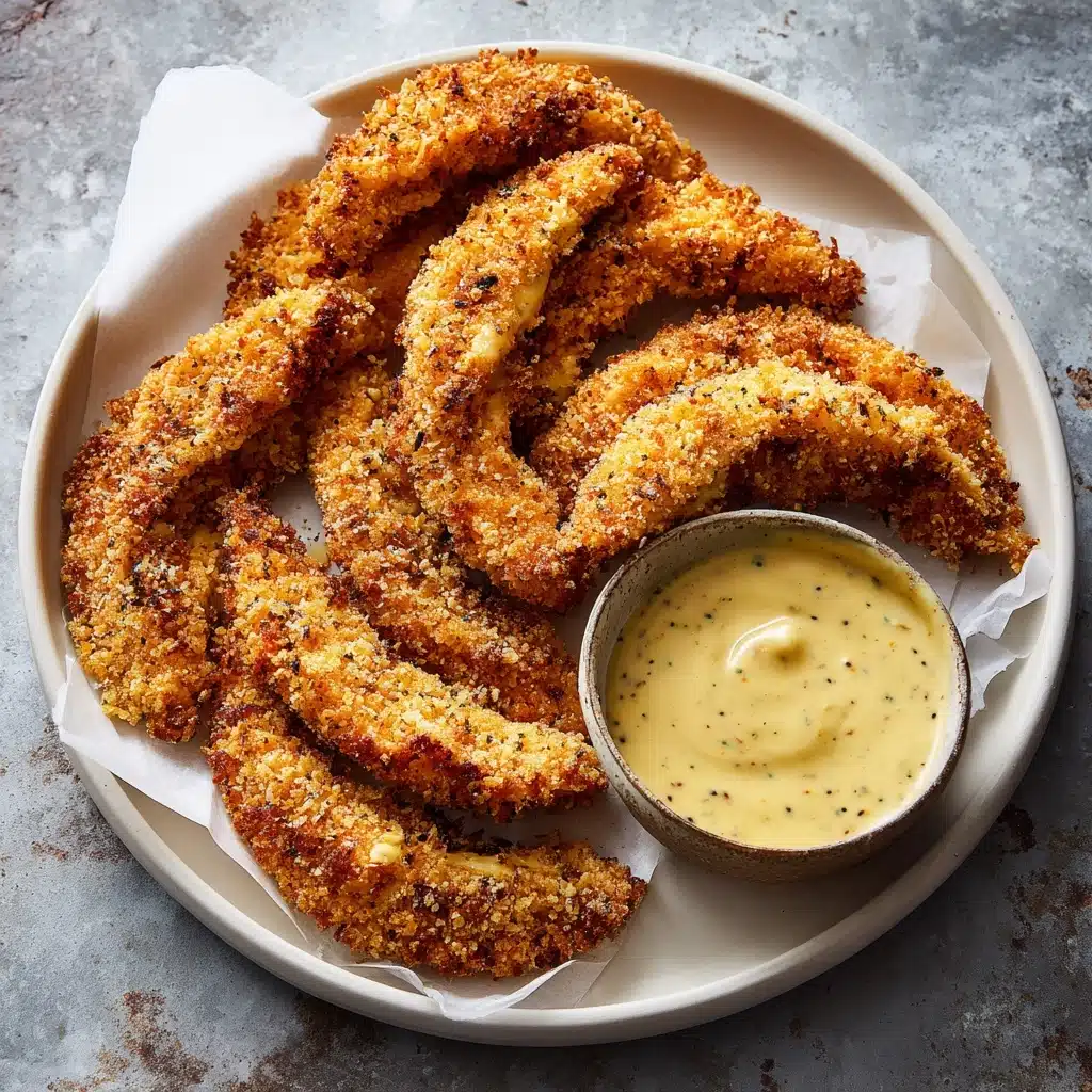 Pecan Crusted Chicken Tenders with Honey Mustard Sauce Recipe