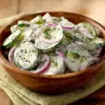 Creamy Cucumber Salad Recipe