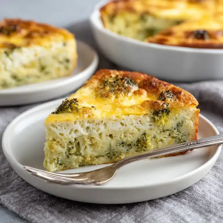 Crustless Broccoli Quiche Recipe