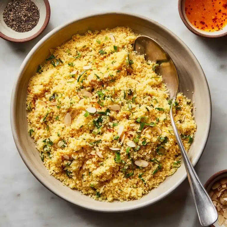 Warm Couscous Salad with Apricot Vinaigrette Recipe