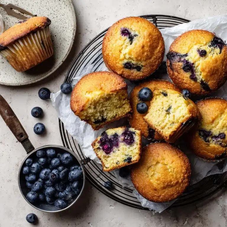 Blueberry Cornbread Muffins Recipe