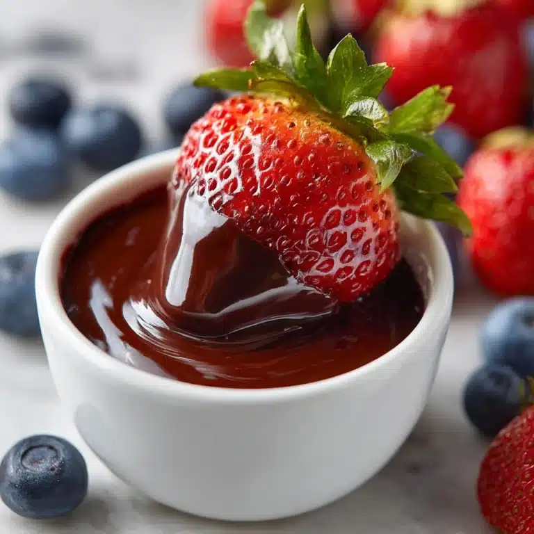 Easy Chocolate Fondue Recipe