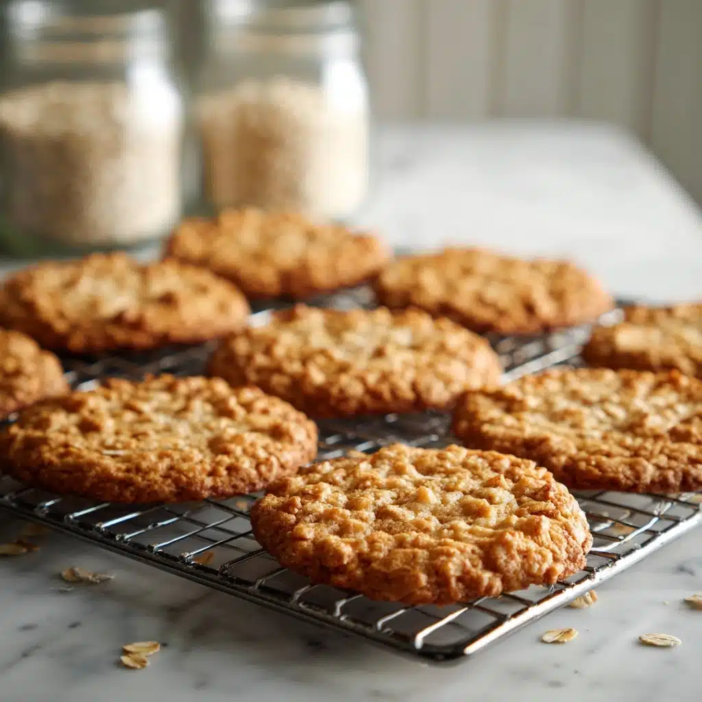Crispy Banana Oatmeal Cookies Recipe - Recipe Image