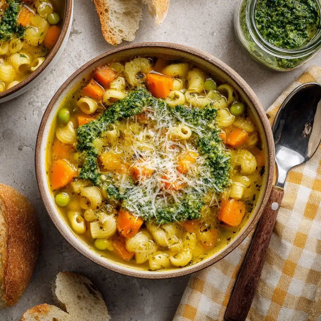 Vegetable Soup with Pesto Recipe - Recipe Image