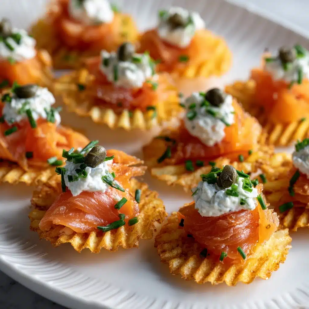 Smoked Salmon Crisps Recipe