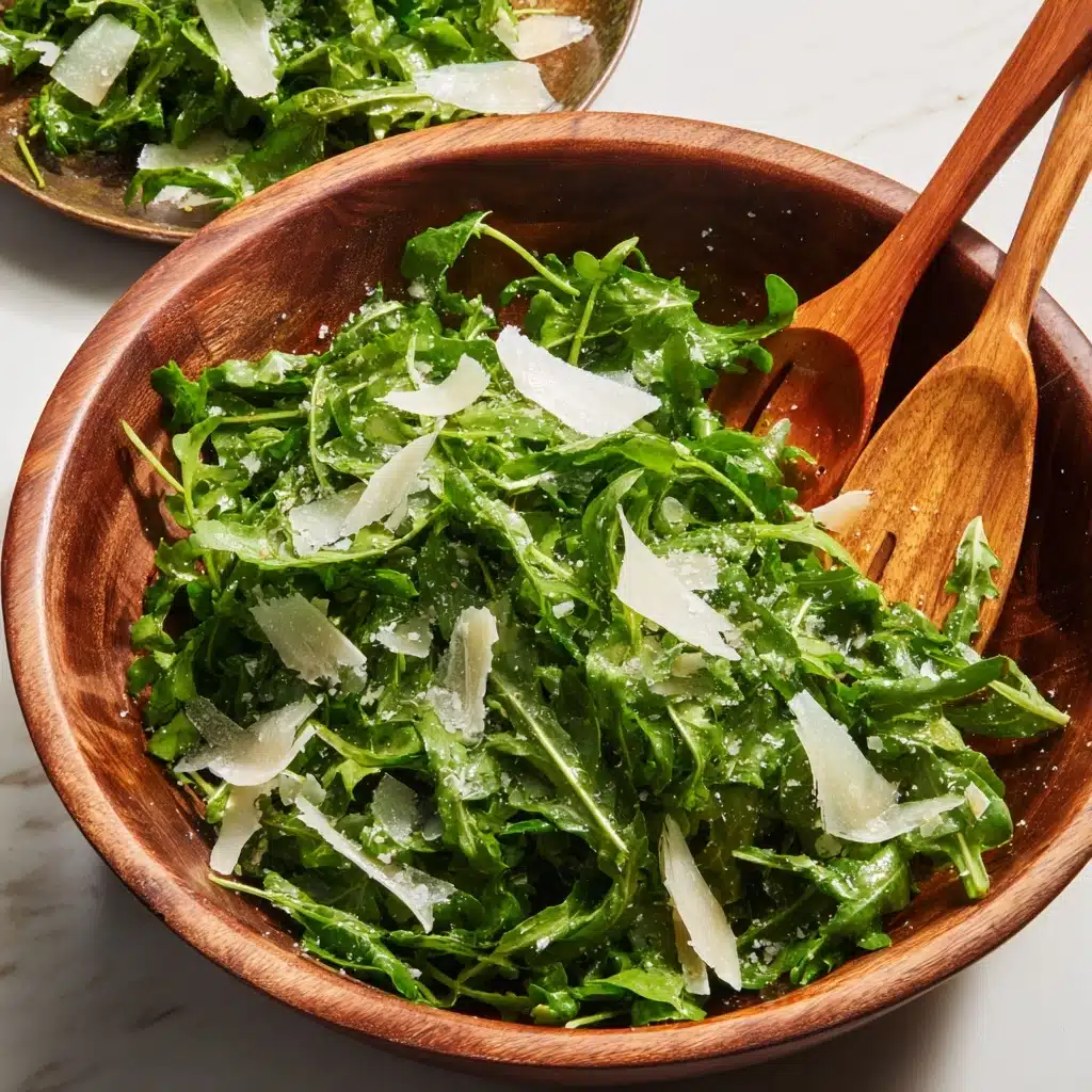 Arugula Salad with Lemon, Olive Oil, and Parmigiano-Reggiano Recipe