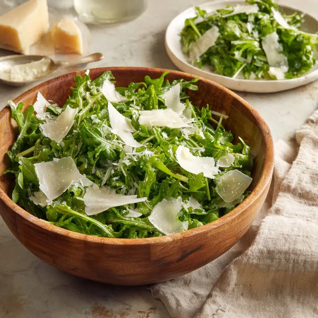 Arugula Salad with Lemon, Olive Oil, and Parmigiano-Reggiano Recipe - Recipe Image