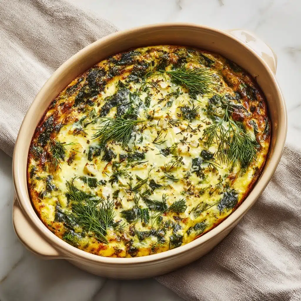 Greek-Style Spinach, Feta & Polenta Pie Recipe - Recipe Image