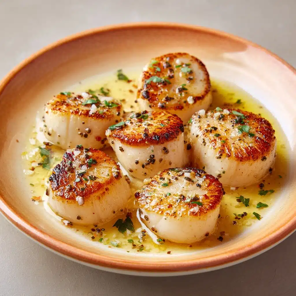 Pan-Seared Scallops with Lemon Butter Recipe - Recipe Image