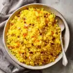 Golden Rice Pilaf with Dried Fruit and Almonds Recipe