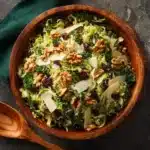 Kale, Brussels Sprouts & Dried Cranberry Salad with Honey-Dijon Vinaigrette Recipe