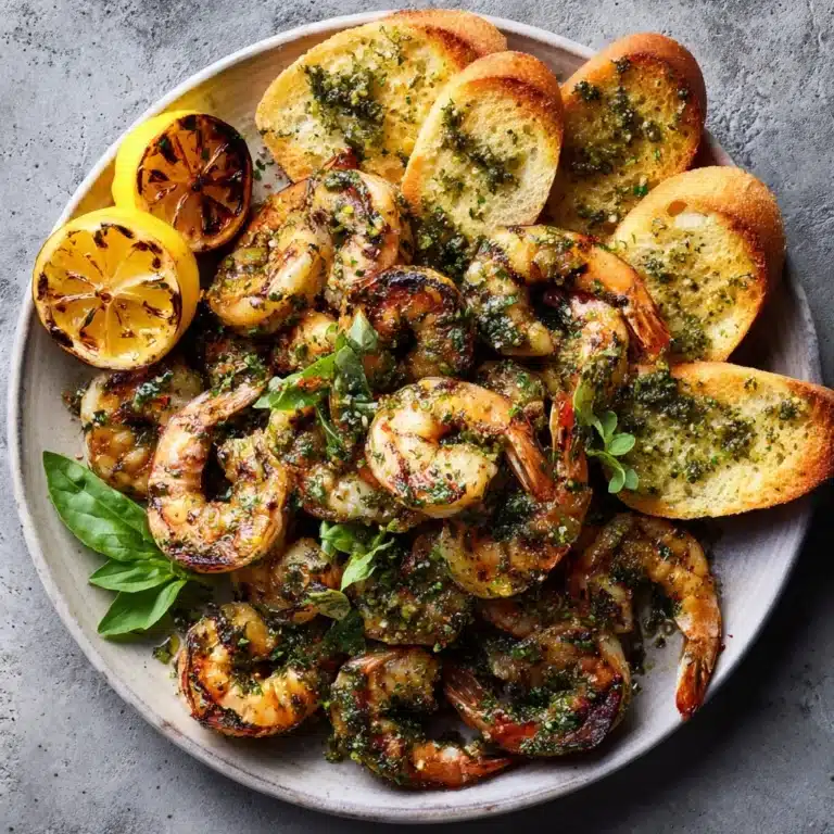 Grilled Pesto Shrimp Recipe
