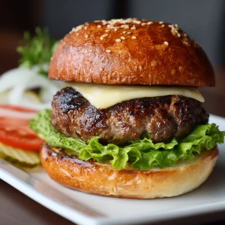Steakhouse Burgers Recipe