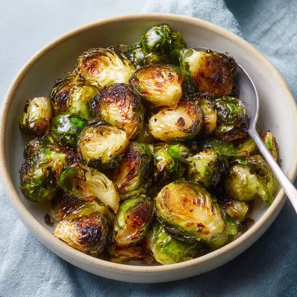 Roasted Brussels Sprouts with Balsamic Vinegar and Honey Recipe