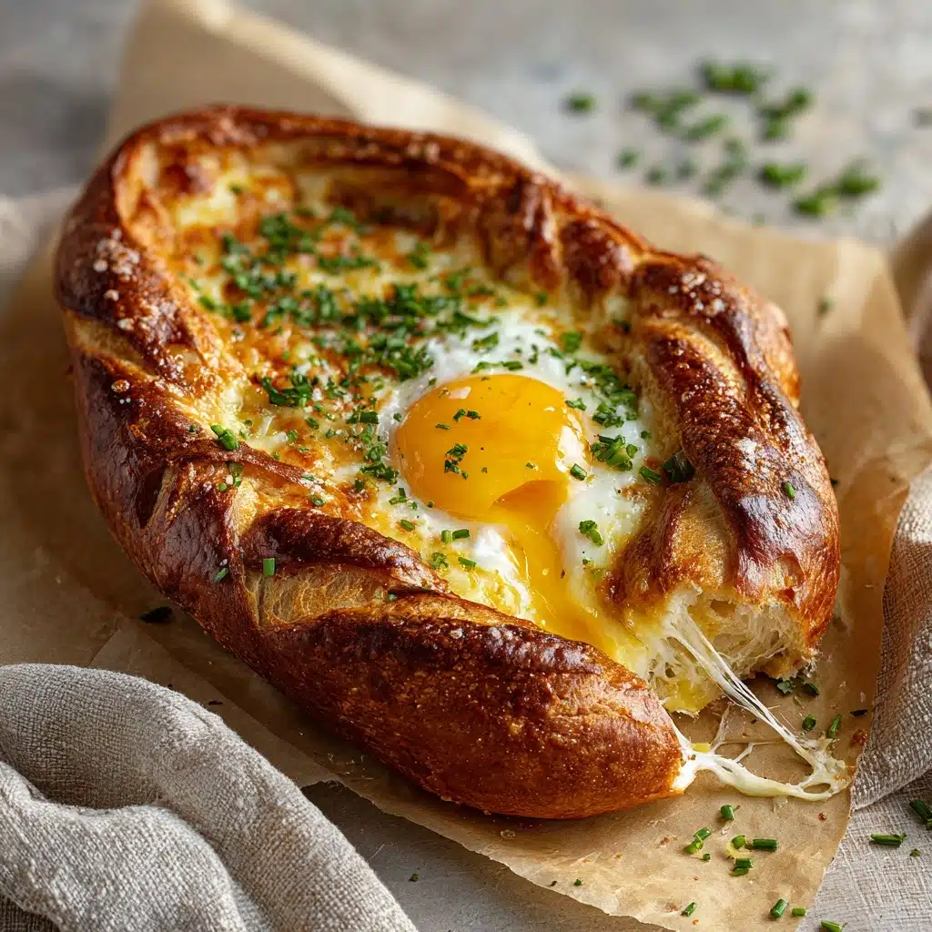 Khachapuri (Georgian Cheese Bread) Recipe