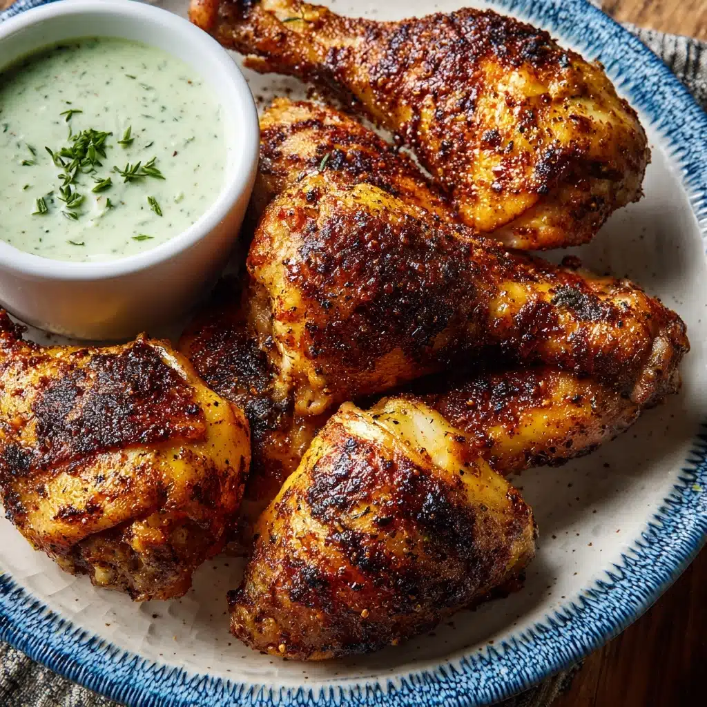 Peruvian Chicken with Green Sauce Recipe - Recipe Image