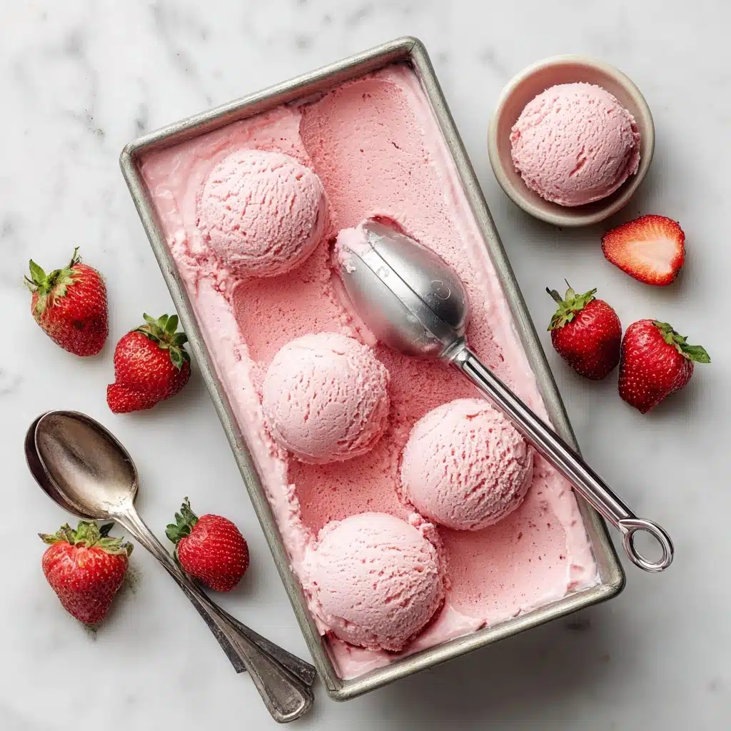 Strawberry Frozen Yogurt Recipe - Recipe Image