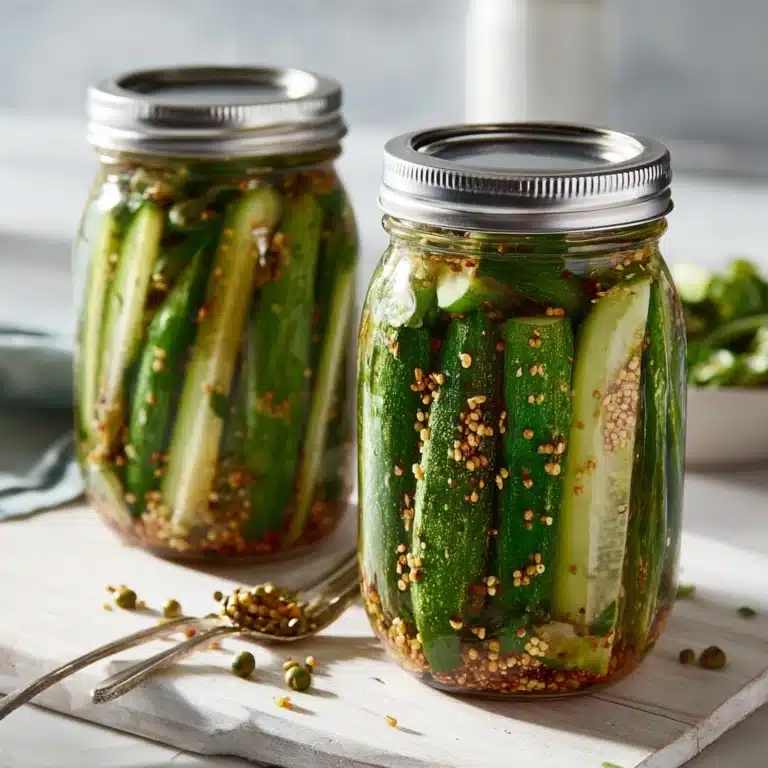 Quick and Easy Refrigerator Pickles Recipe