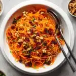 Carrot Slaw with Cranberries, Walnuts & Citrus Vinaigrette Recipe