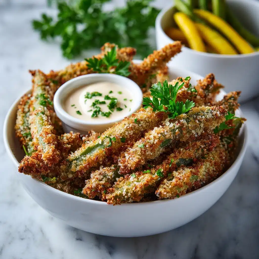 Crispy Parmesan Air Fryer Green Beans Recipe - Recipe Image