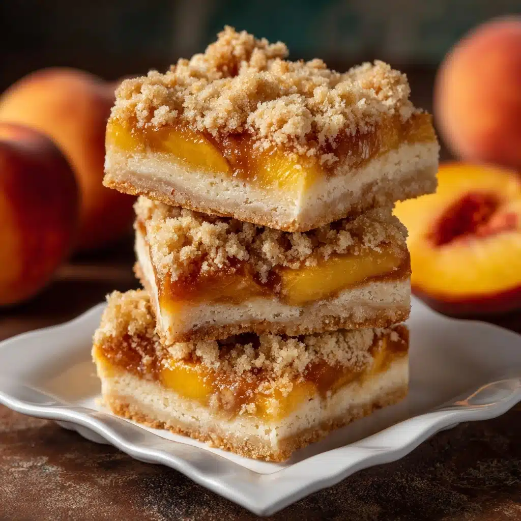 Peach Pie Bars Recipe - Recipe Image