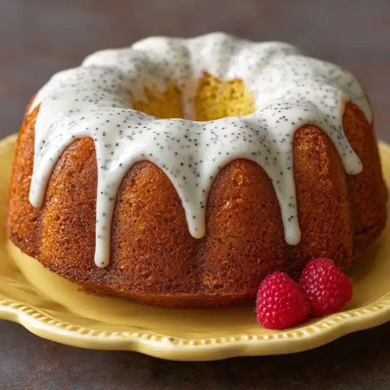 Lemon Poppy Seed Bundt Cake Recipe