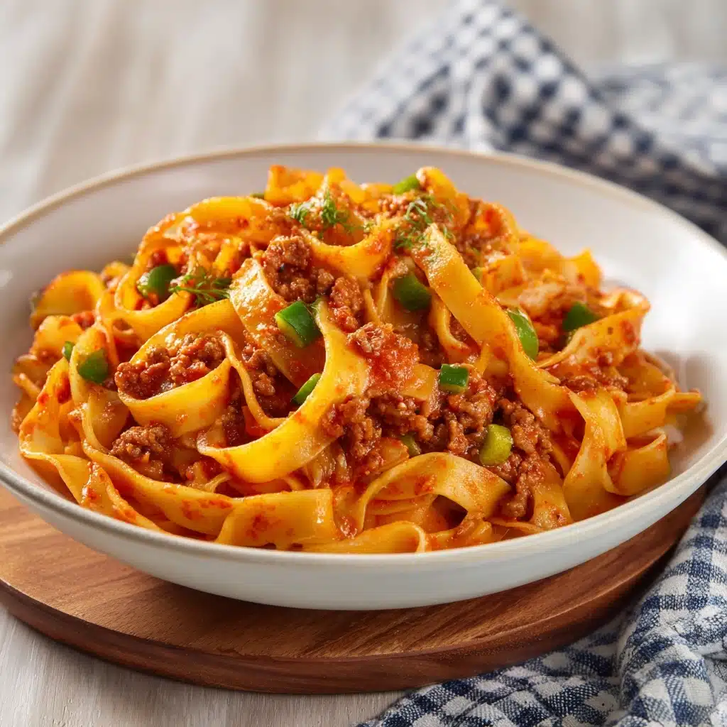 Italian Drunken Noodles Recipe - Recipe Image