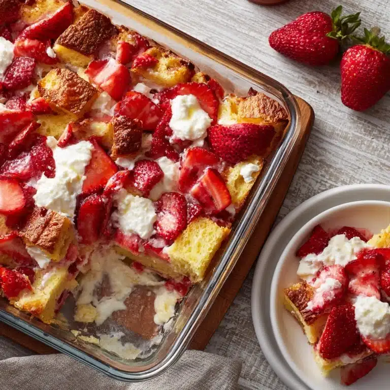 Strawberry Cream Cheese French Toast Bake Recipe