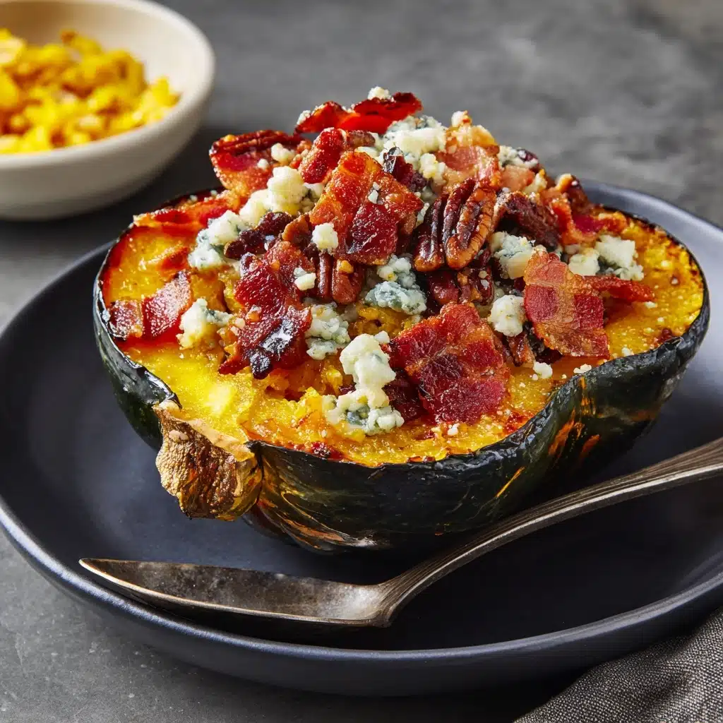 Baked Pecan Thyme Acorn Squash Recipe - Recipe Image