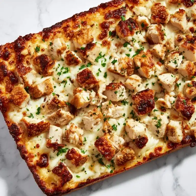 White Garlic Chicken Pizza Recipe