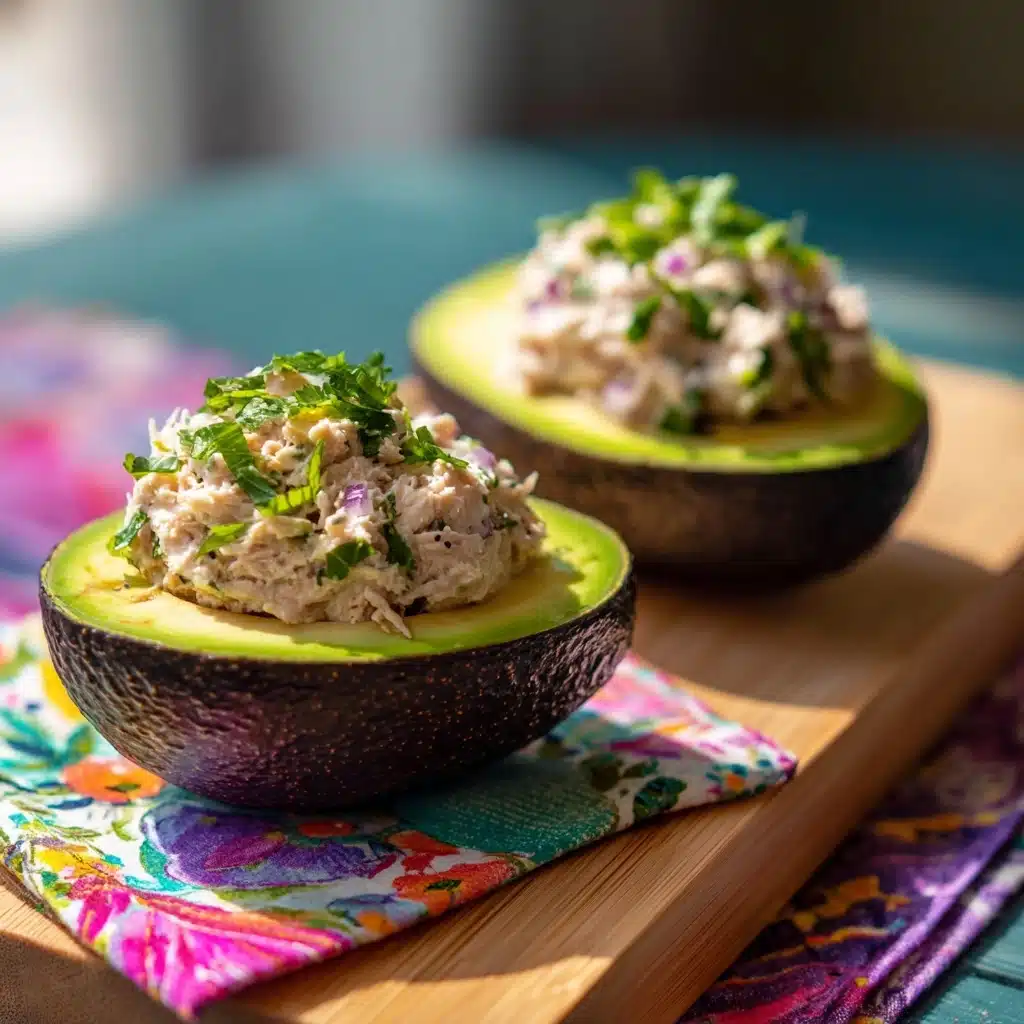 Tuna Salad Stuffed Avocados Recipe