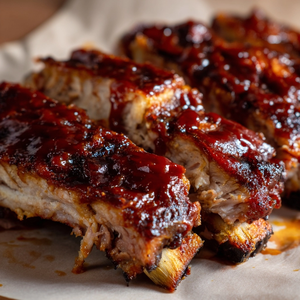 Slow Cooker Pork Spare Ribs Recipe - Recipe Image