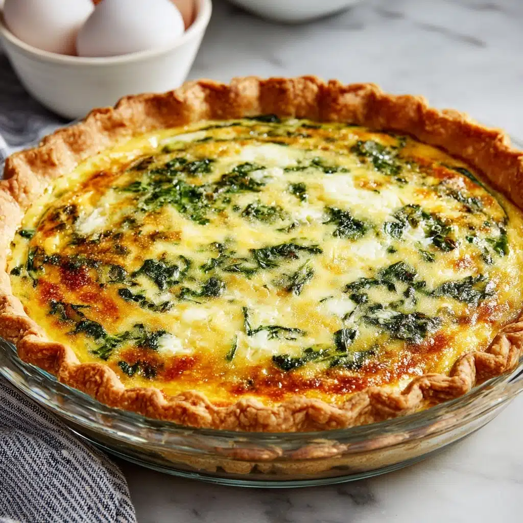 Spinach and Feta Quiche Recipe