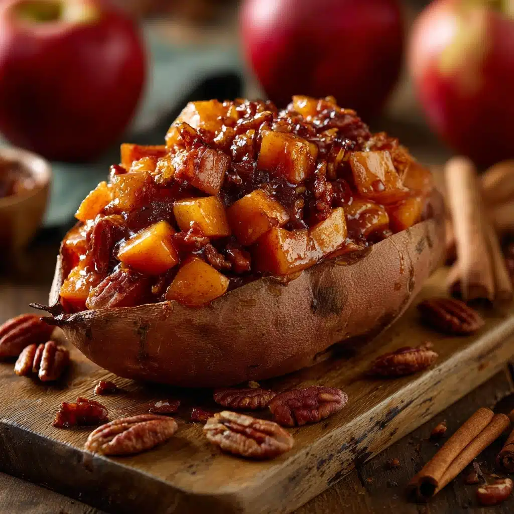 Apple Spiced Stuffed Sweet Potatoes Recipe