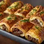 Philly Cheesesteak Stuffed Cheesy Breadsticks Recipe