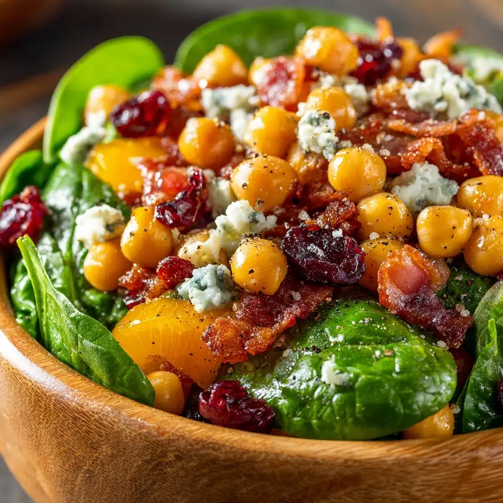 Cranberry Walnut Chickpea Salad with Orange Vinaigrette Recipe - Recipe Image