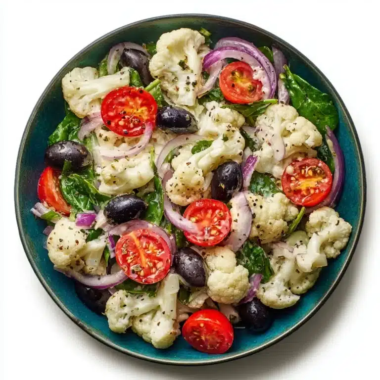 Sicilian Cauliflower Salad Recipe
