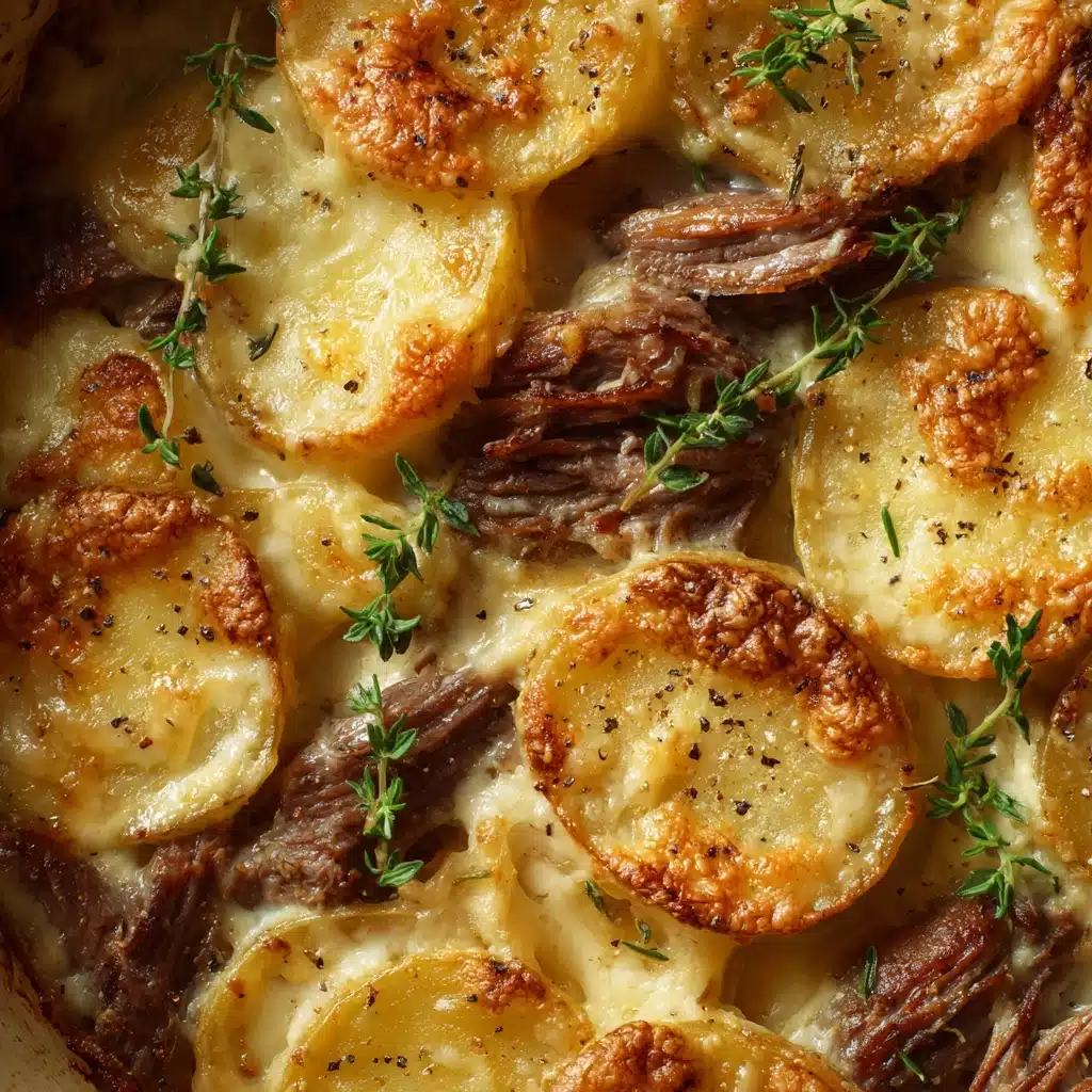 Crockpot Loaded Steak and Potato Bake Recipe