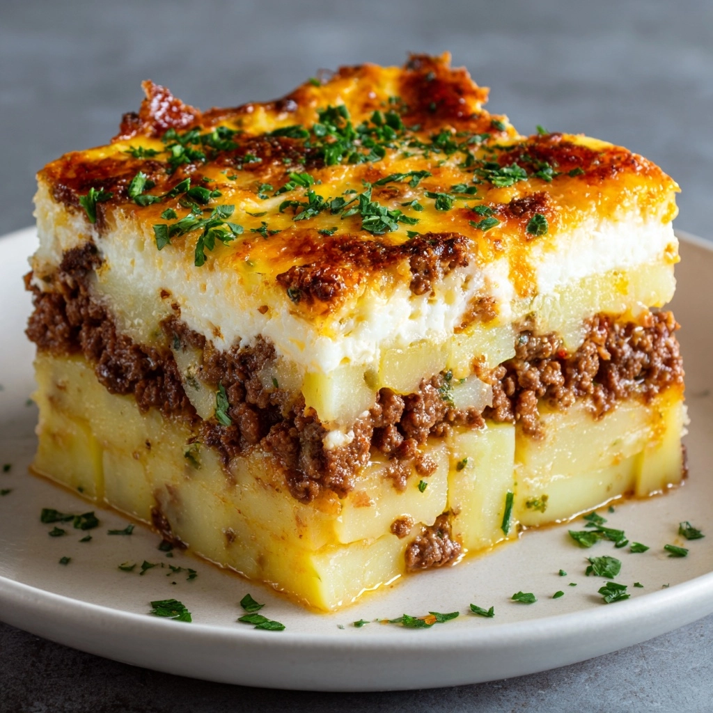 Loaded Potato and Meatloaf Casserole Recipe