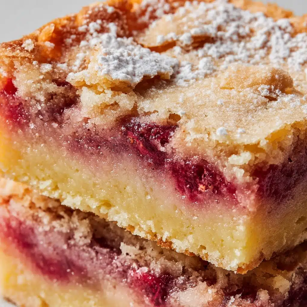 Rhubarb Custard Bars Recipe - Recipe Image