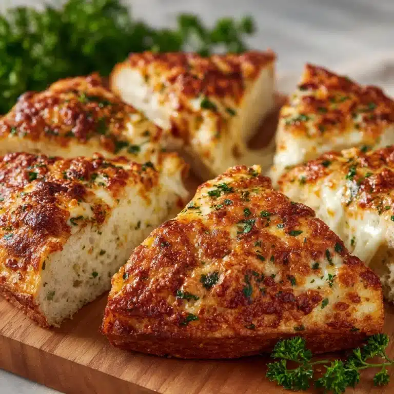 Air Fryer Cheesy Tortilla Garlic Bread Recipe