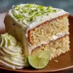 Key Lime Cake with Key Lime Cream Cheese Frosting Recipe