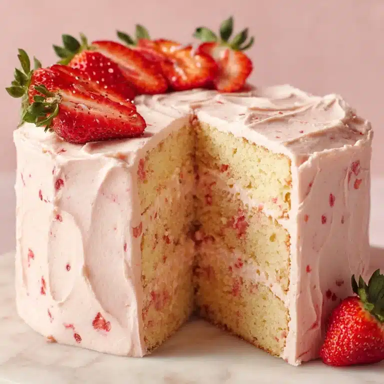 ke with Strawberry Cream Cheese Frosting Recipe