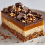 Caramel Chocolate Crunch Bars Recipe