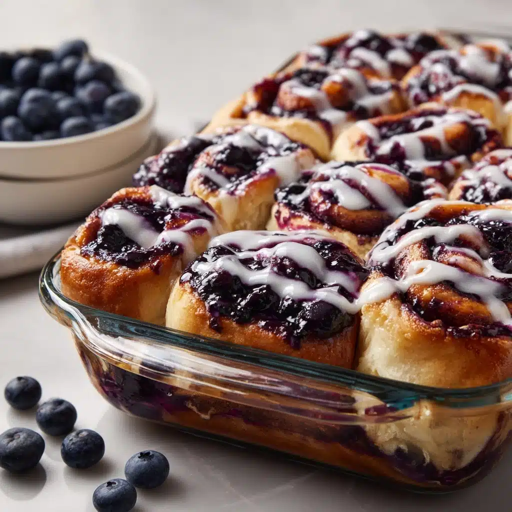 Blueberry Cinnamon Rolls Recipe