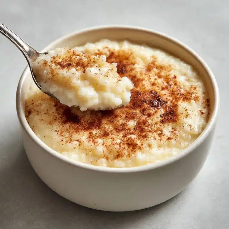 Easy Stovetop Rice Pudding Recipe