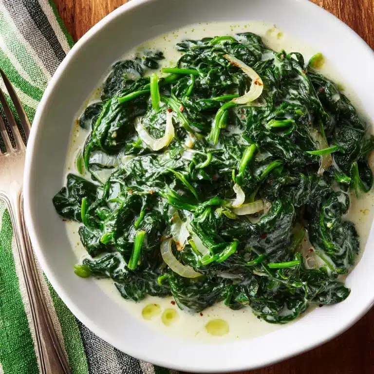 Creamed Spinach Recipe