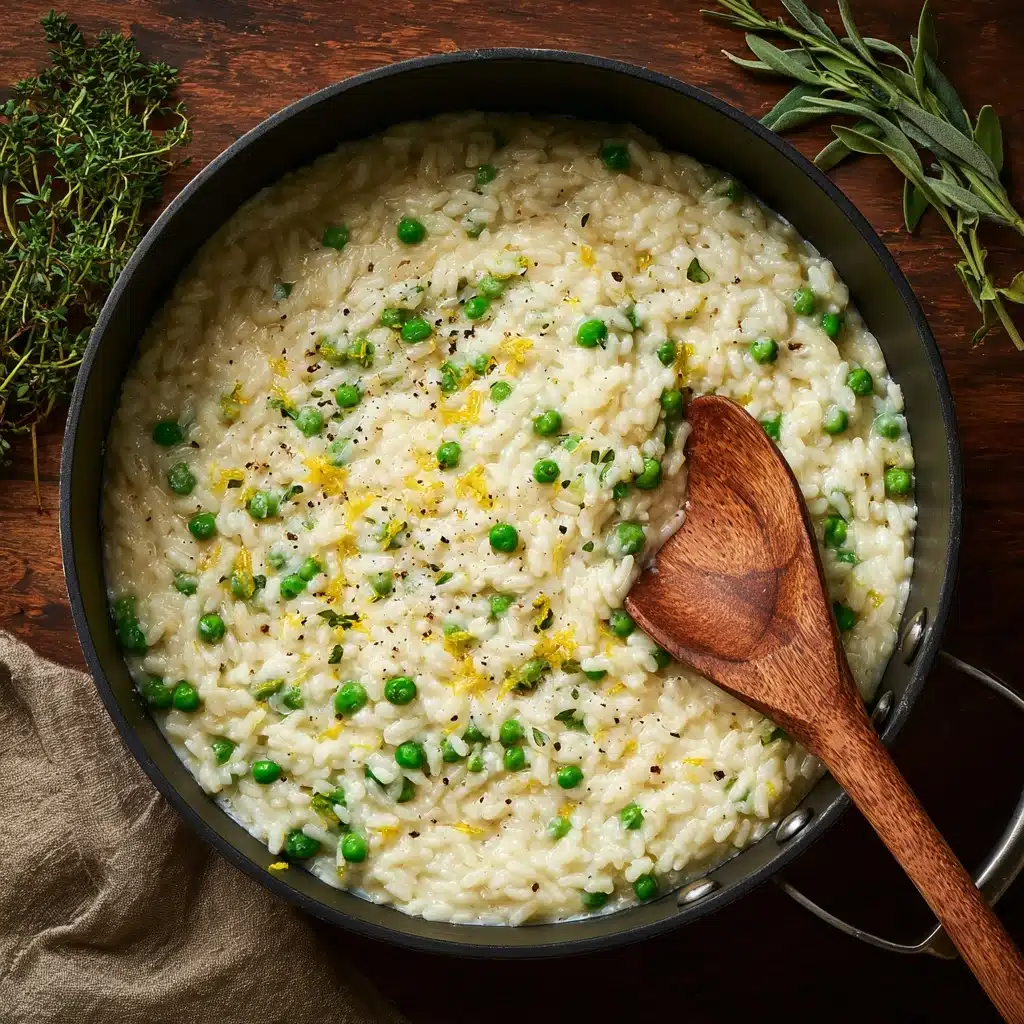 Pea Risotto Recipe - Recipe Image