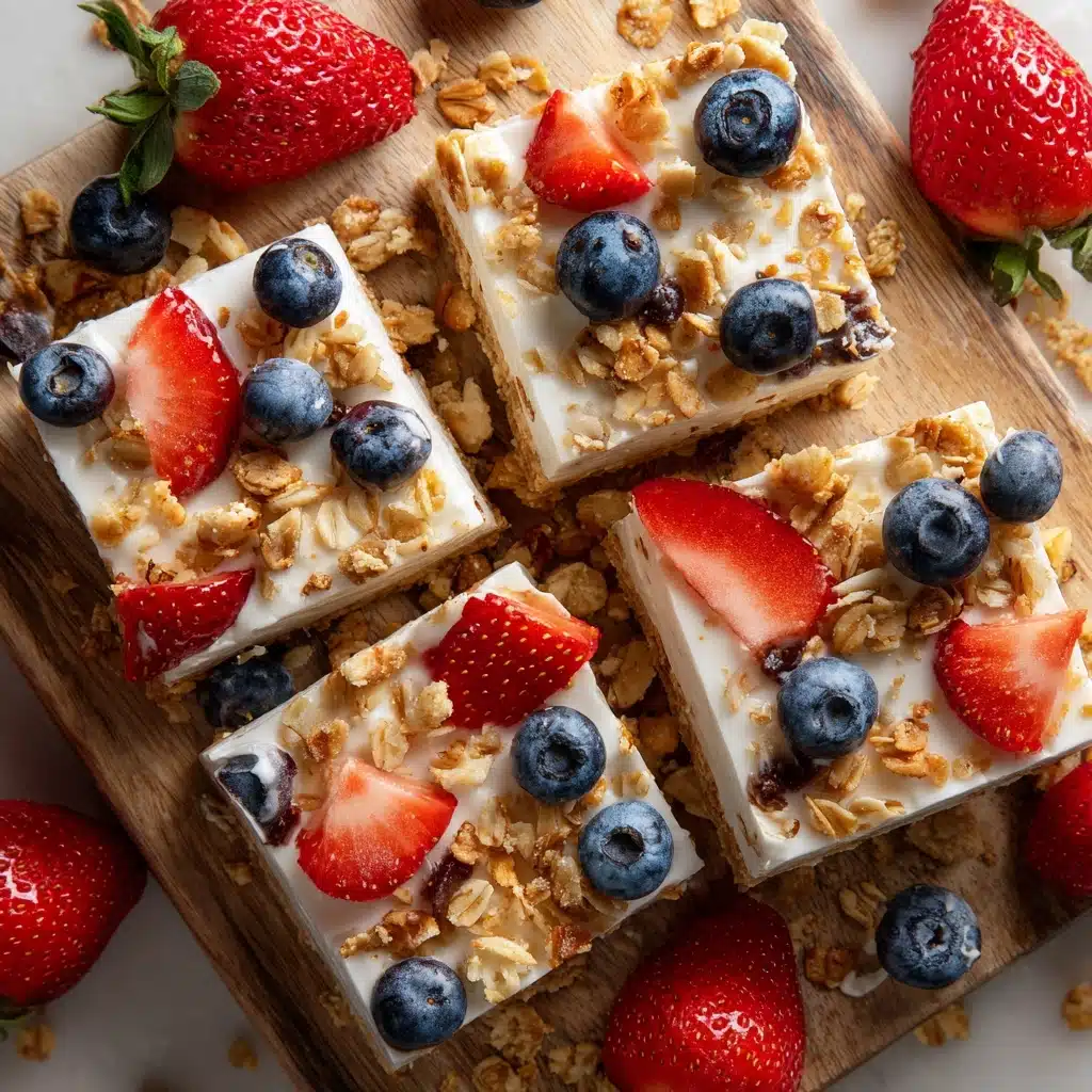 Frozen Yogurt Bars Recipe - Recipe Image